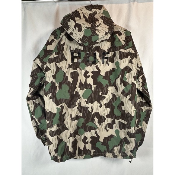 HUF Standard Shell 2 Camo Jacket, Size M, Hunting, Fishing, Water Repellent, - Picture 5 of 9